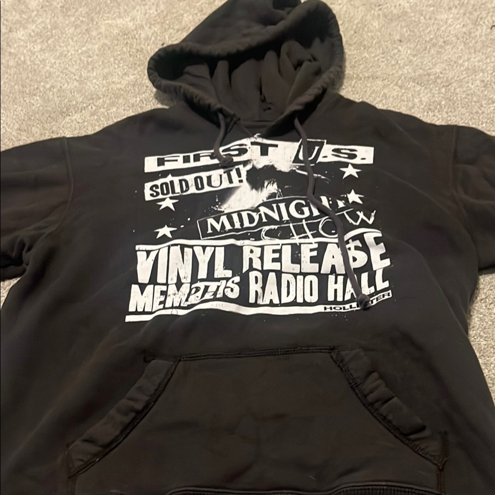 Black Graphic Hoodie